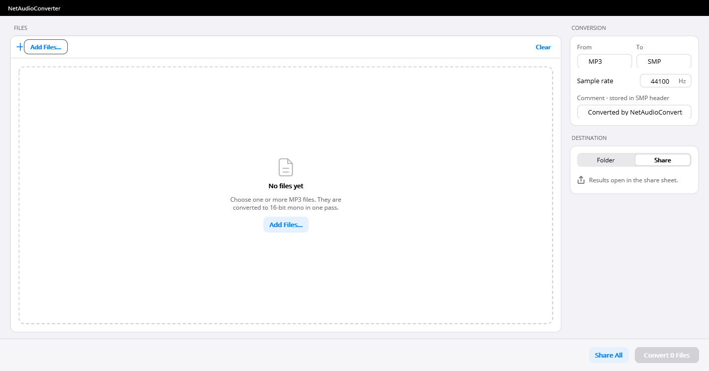 NetAudioConverter — десктопний застосунок на MAUI